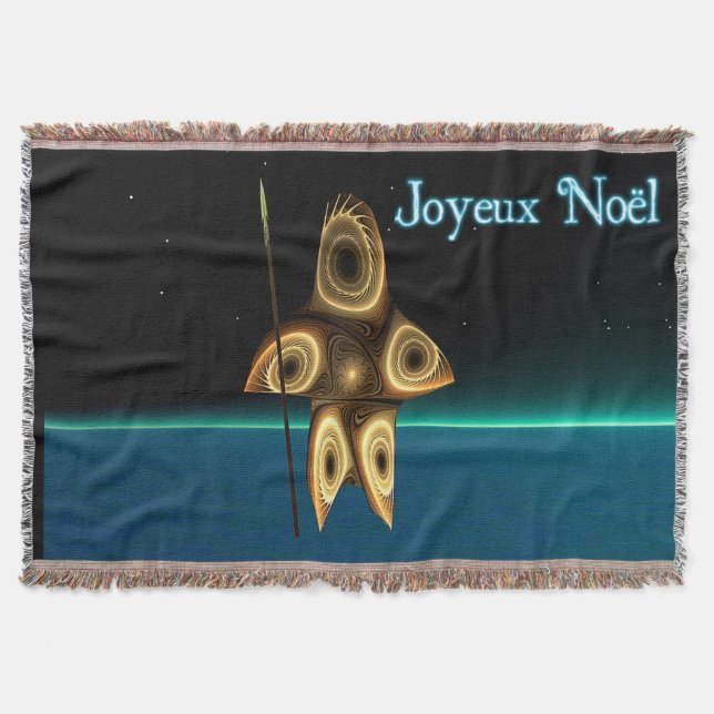 Fraktal Inuit Hunter - Joyeux Noё Decke (Vorderseite)