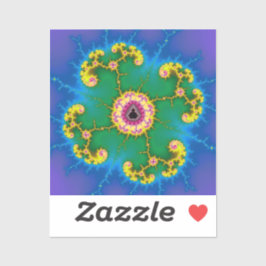 Fraktal Island Mandala Aufkleber