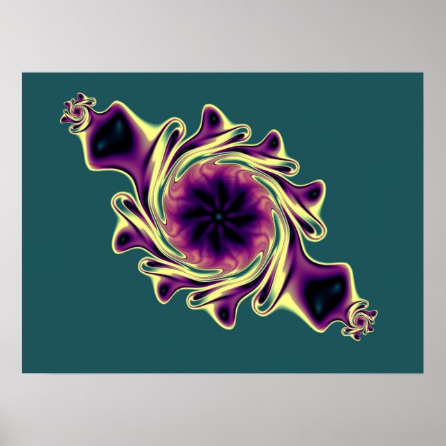 Fraktal Jewel Trinket Poster (Vorne)