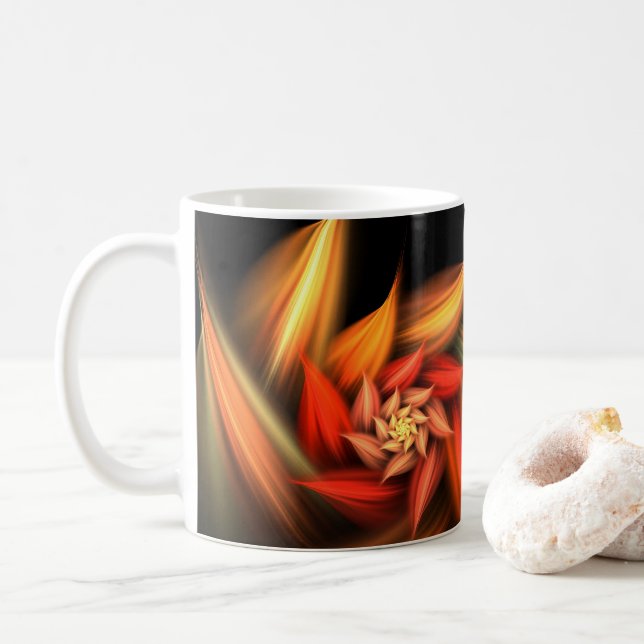 Fraktal Kaffeetasse (Mit Donut)