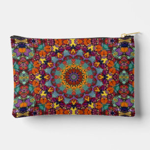 Fraktal Kaleidoscope Mandala Art Design-44444 Zubehörtasche