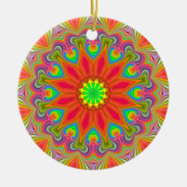 Fraktal-Kaleidoskop-Ambrosia-Freuden-Verzierung Keramikornament