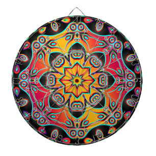 Fraktal Kaleidoskop ART Dartscheibe