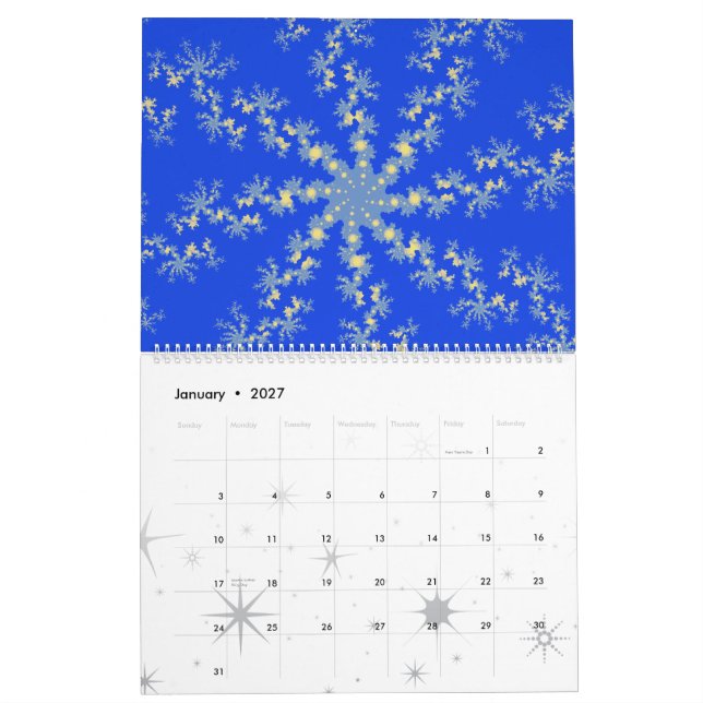 Fraktal-Kalender 2010 2 Kalender (Jan 2027)