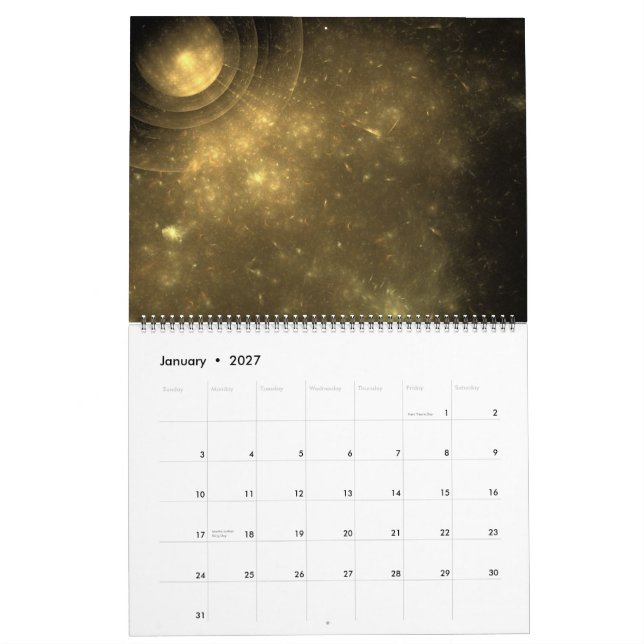 Fraktal-Kalender Kalender (Jan 2027)