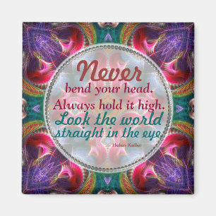 Fraktal-Kunst-Fantasie-motivierend Zitat-Magnet Magnet