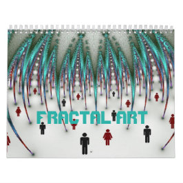 Fraktal-Kunst Kalender