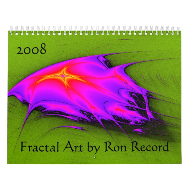 Fraktal-Kunst-Kalender Kalender (Titelbild)
