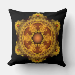 Fraktal-Kunst-Mandala Kissen