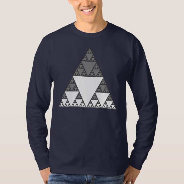 Fraktal-Kunst-Mathe-Nerd-T-Shirt (freie APP T-Shirt (Vorderseite)