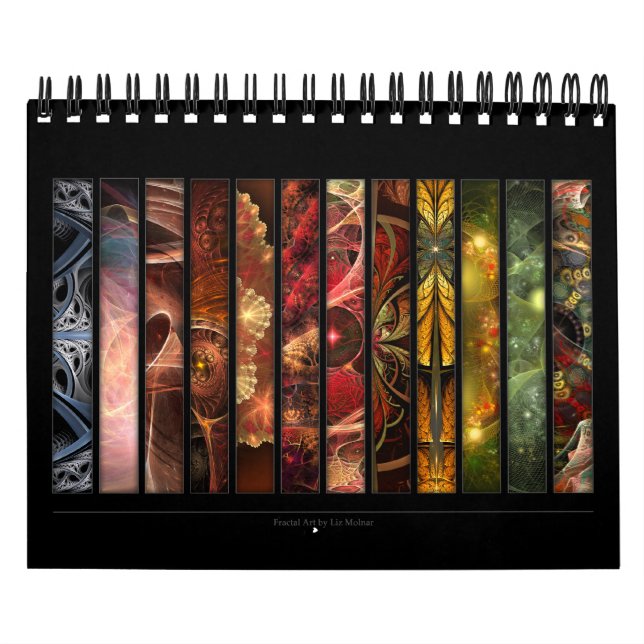 Fraktal-Kunst von Liz Molnar Kalender (Titelbild)