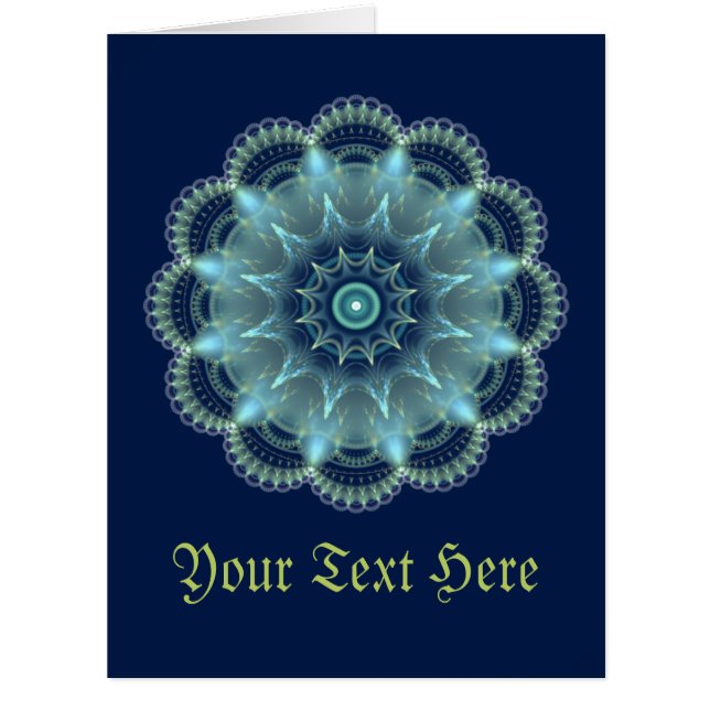 Fraktal Mandala (Vorderseite)