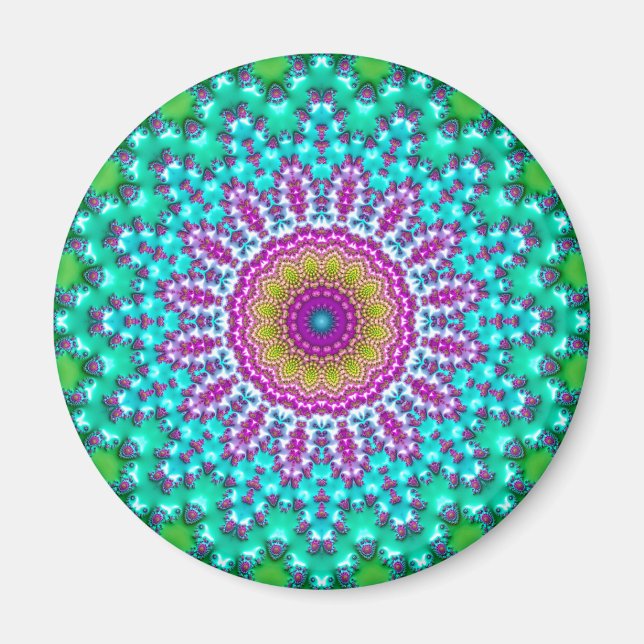 Fraktal Mandala 3 Magnet (Vorne)