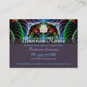 Fraktal Mandala Arts Große Visitenkarte