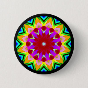 Fraktal Mandala Button