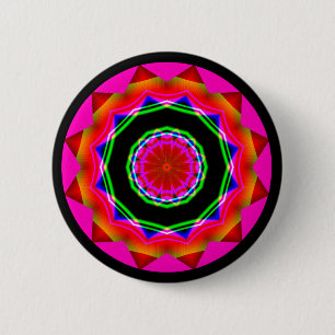 Fraktal Mandala Button