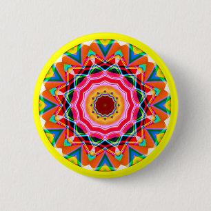 Fraktal Mandala Button