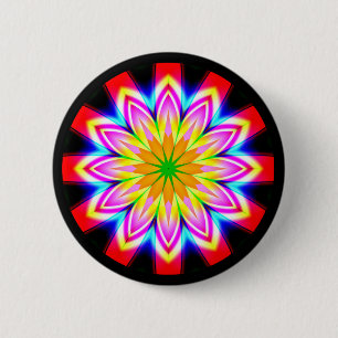 Fraktal Mandala Button