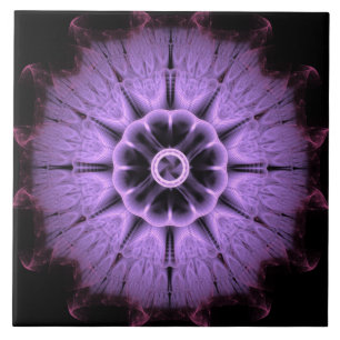 Fraktal-Mandala Fliese