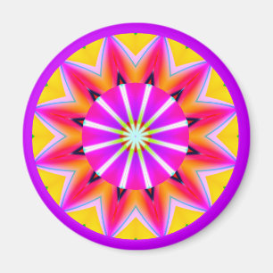 Fraktal Mandala Magnet