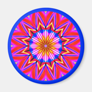 Fraktal Mandala Magnet