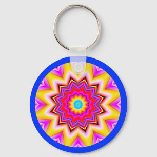 Fraktal Mandala Schlüsselanhänger