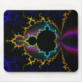 Fraktal Mandelbrot elektrische Nacht Mousepad