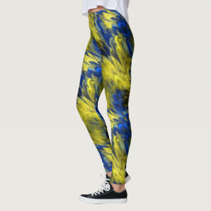 Fraktal Marmor 4-21 Leggings