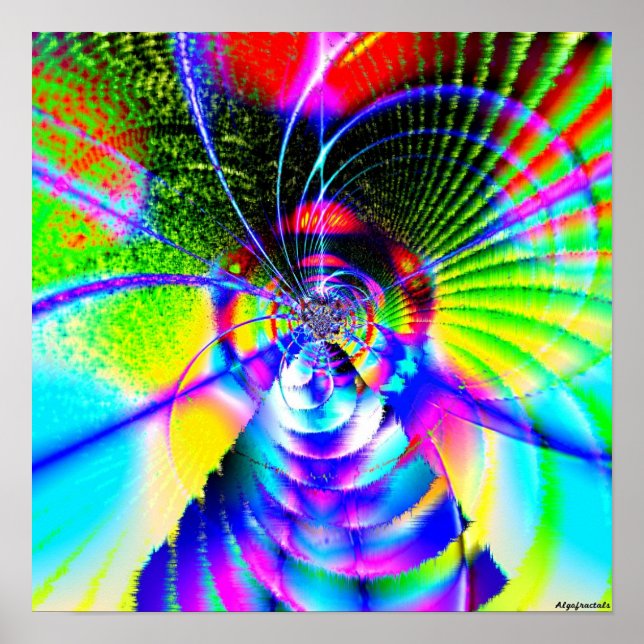 Fraktal Maze 5c Poster (Vorne)