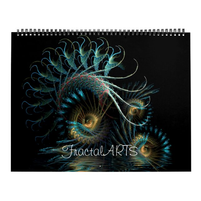 Fraktal MiX ARTS 12 Monate Mauerkalender Kalender (Titelbild)