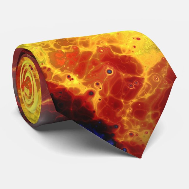 Fraktal-Nebel 1 Krawatte (Gerollt)