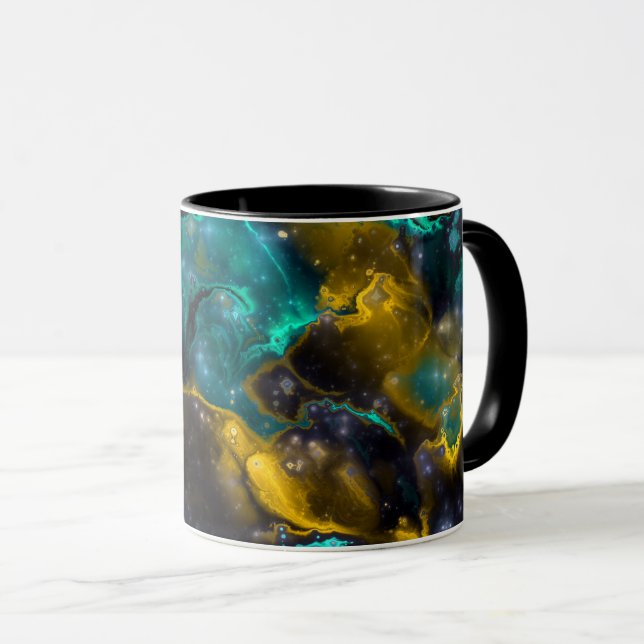 Fraktal Nebulae 4 Tasse (VorderseiteRechts)