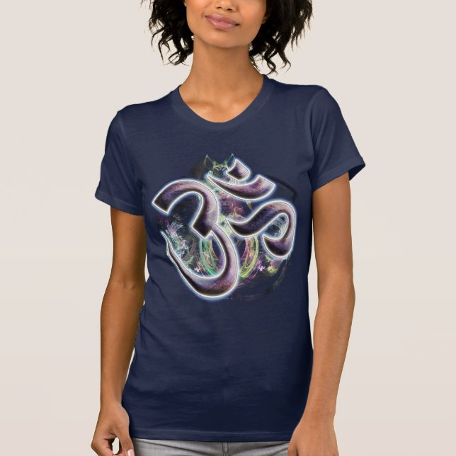 Fraktal-OM-Damen-Shirt T-Shirt (Vorderseite)