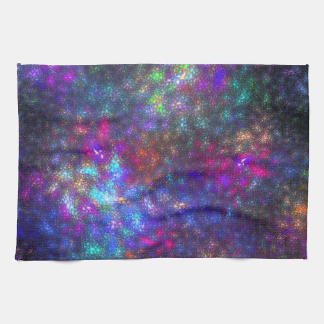 Fraktal Rainbow Küchentuch (Horizontal)