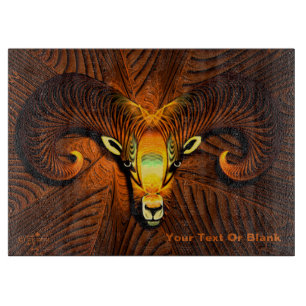 Fraktal Ram's Head Schneidebrett