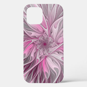 Fraktal Rosa Blume Traum, Blumenfantasy Muster Case-Mate iPhone Hülle