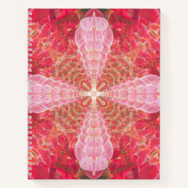 Fraktal-Rose - Notebook Notizbuch