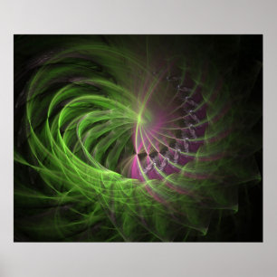 Fraktal-Roulette-Poster Poster