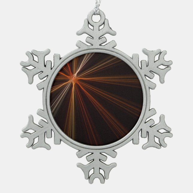 Fraktal Snowflake Ornament (Vorderseite)