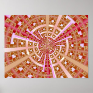 Fraktal Space Portal Poster
