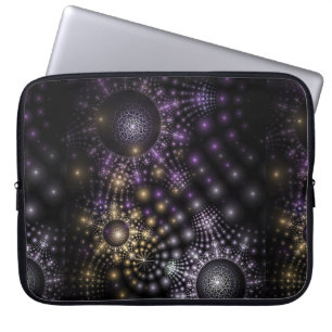 Fraktal Sphere Art Mandala Universe Laptopschutzhülle