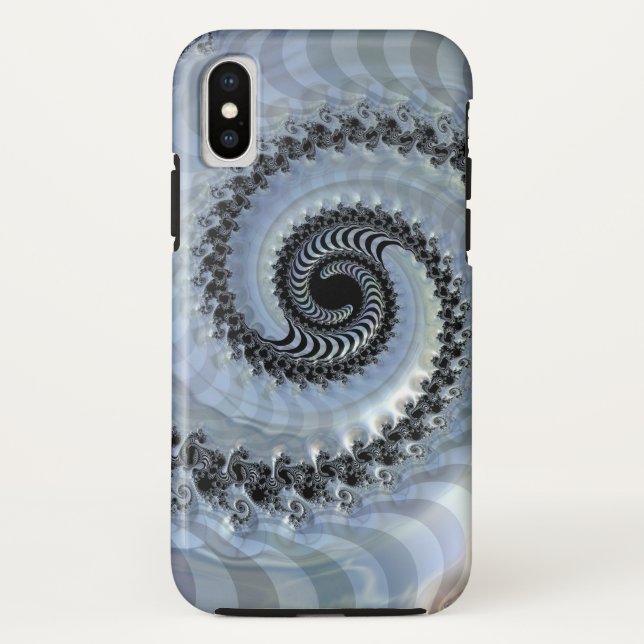 Fraktal Spiral Elegance Case-Mate iPhone Hülle (Rückseite)