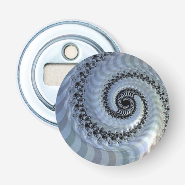 Fraktal Spiral Elegance Flaschenöffner (Vorderseite)