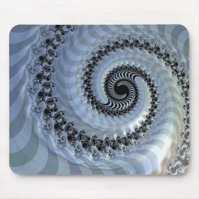 Fraktal Spiral Elegance Mouse Pad Mousepad (Vorne)