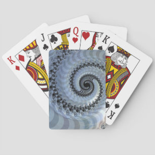 Fraktal Spiral Elegante Spielkarten
