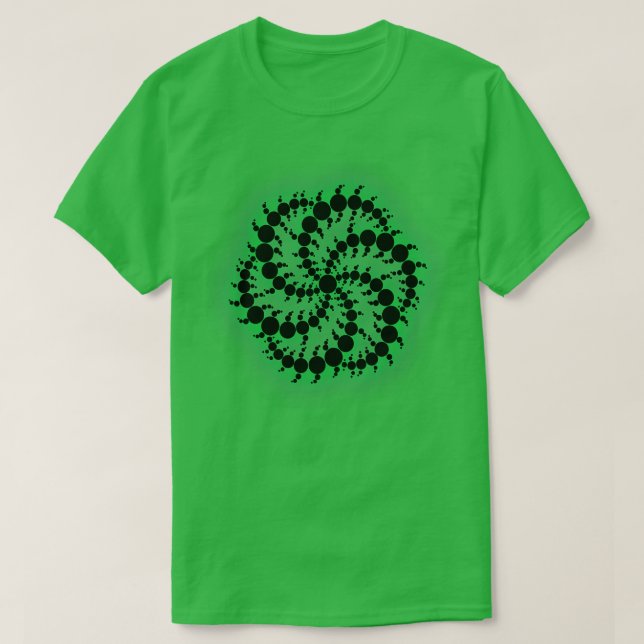 Fraktal Spiral T-Shirt (Design vorne)