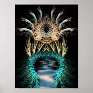Fraktal Spiritiz Poster