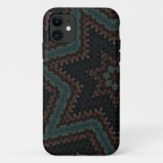 Fraktal Star-iPhone-Gehäuse Case-Mate iPhone Hülle (Rückseite)