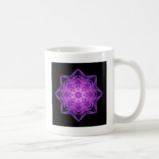 Fraktal Stardust lila Kaffeetasse
