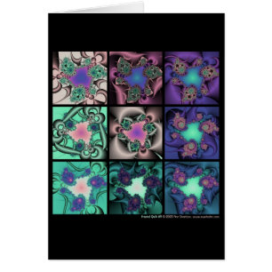 Fraktal-Steppdecke #9